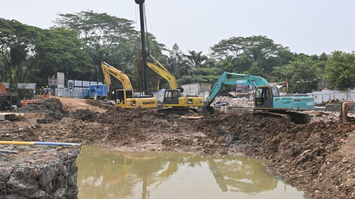 Pembangunan Embung Pondok Labu telan biaya Rp63,87 miliar — gambar dari Antara