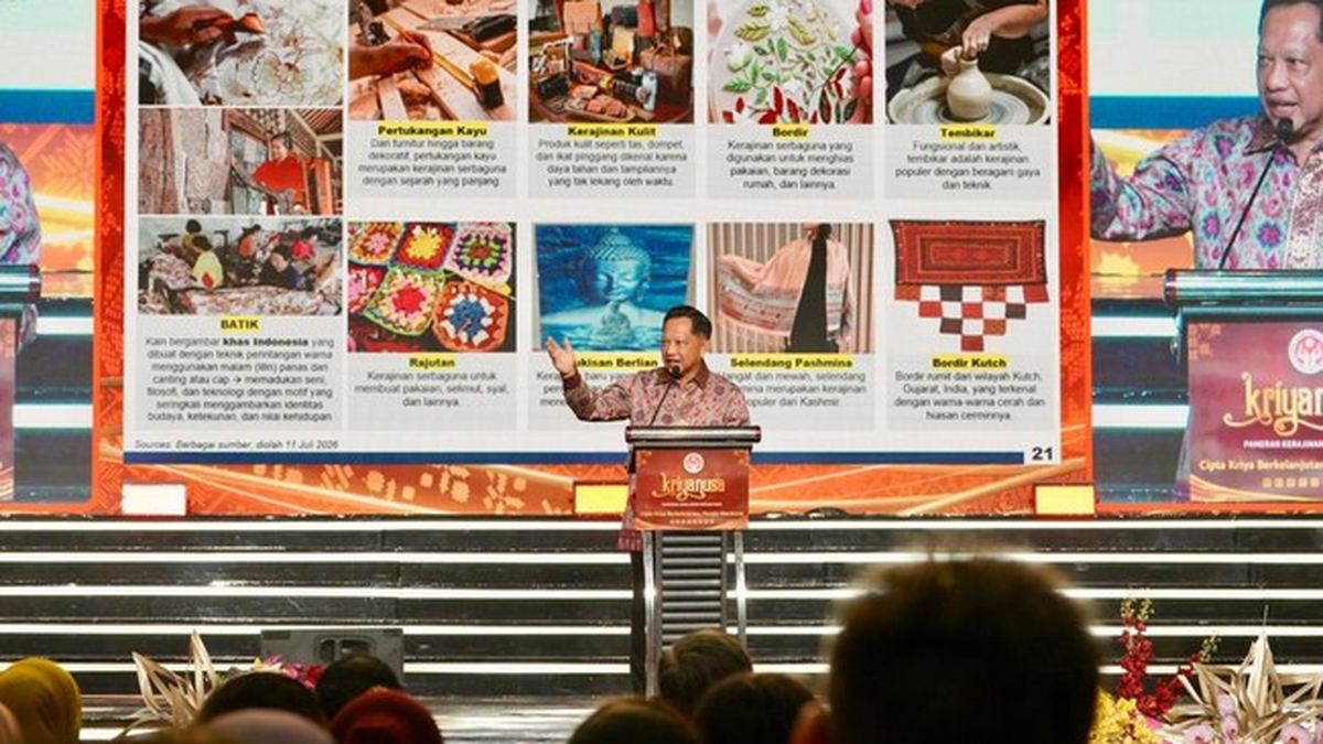 Tutup Acara Kriyanusa 2026, Mendagri Tito Ungkap Potensi Kerajinan RI — gambar dari CNBC Indonesia