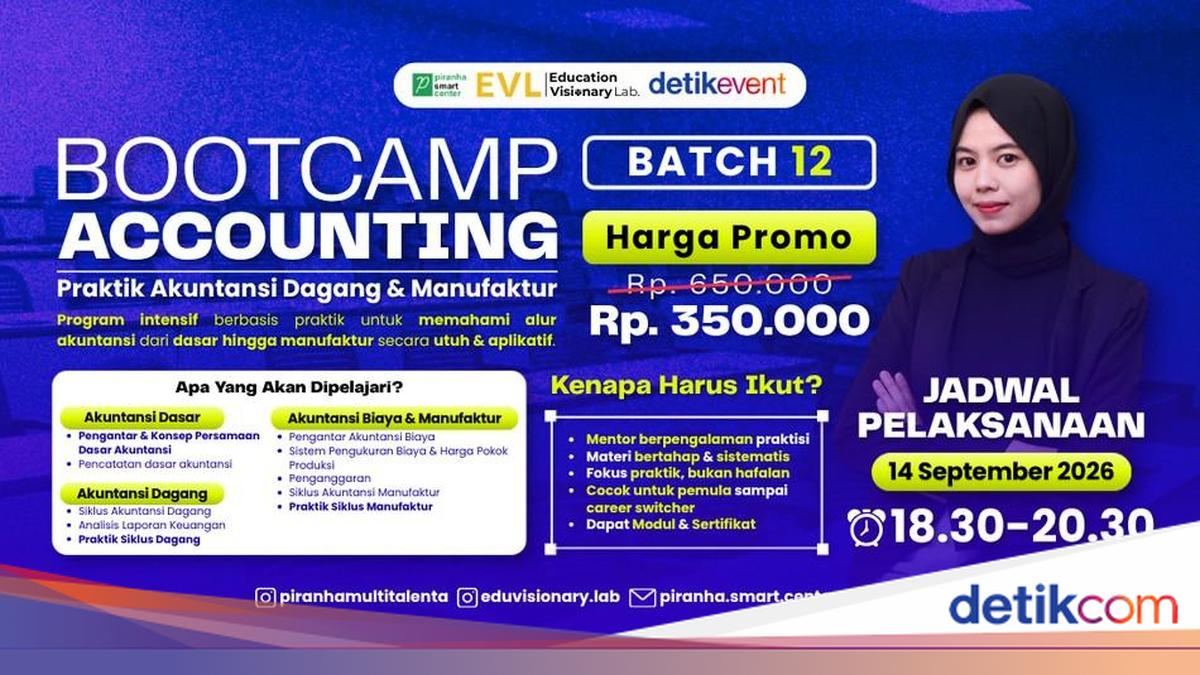 Bingung Membaca Keuangan Usaha? Yuk Pahami Akuntansi Dagang dan Manufaktur — gambar dari Detik Finance
