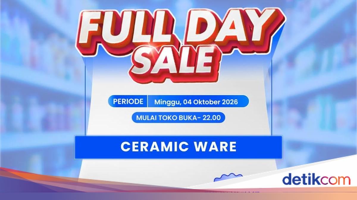 Piring & Cangkir Dibanderol Rp 15 Ribuan di Transmart Full Day Sale — gambar dari Detik Finance