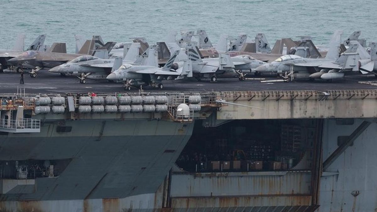 Ketagihan? Kapal Induk ke-2 AS Bakal Sandar di Phuket Thailand — gambar dari CNBC Indonesia