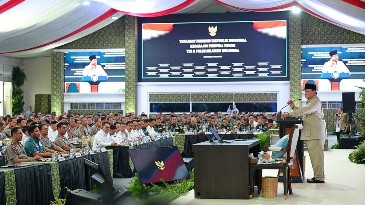 Prabowo ke 800 Jenderal: Jaga Kepercayaan Rakyat, Cepat Bantu Warga — gambar dari CNN Nasional