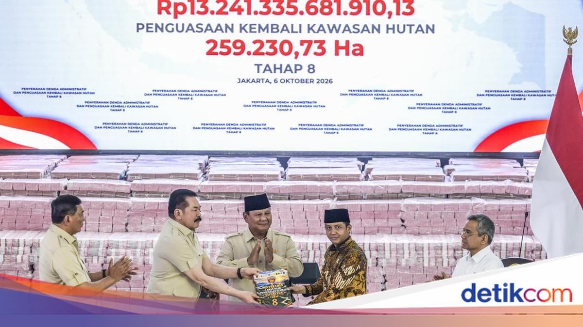 Rp 13,24 Triliun Hasil Satgas PKH Masuk Kas Negara — gambar dari Detik Finance