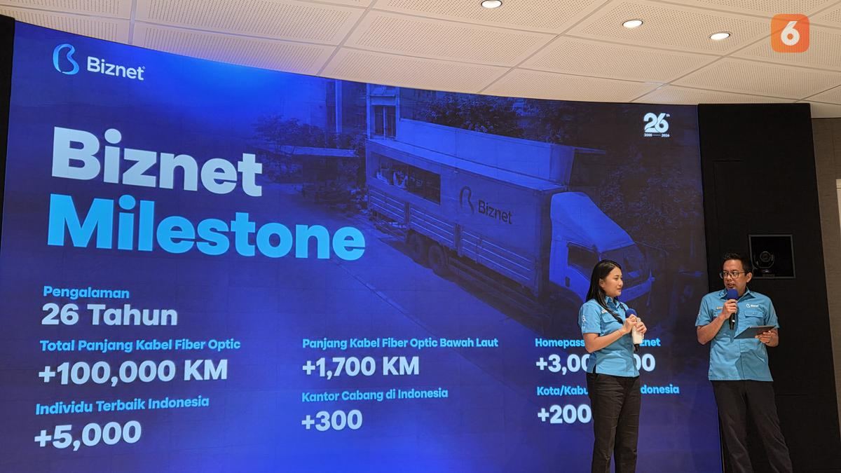 26 Tahun Biznet: Buka Data Center AI Pertama hingga Jaringan Kabel Laut BNCS-2 — gambar dari Liputan6 Tekno