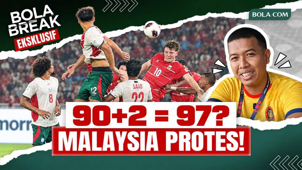 Malaysia Protes, Apa yang Terjadi di GBK saat Tambahan Waktu Indonesia Jadi 7 Menit? Begini Aturannya — gambar dari Liputan6 Bola
