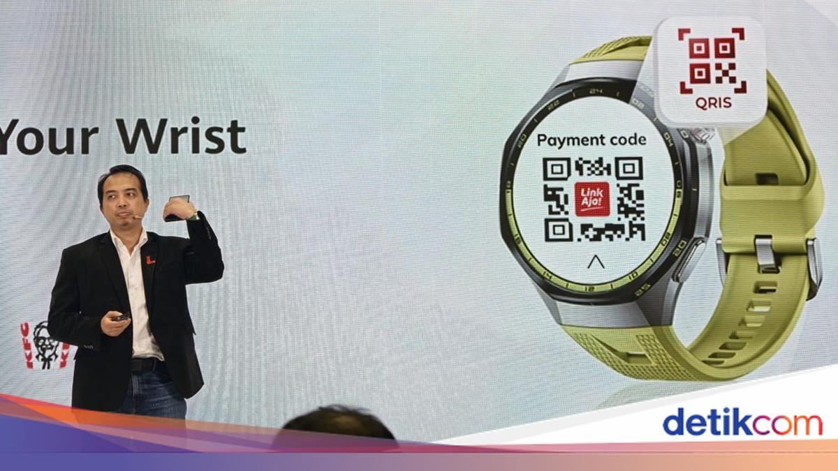 Huawei Watch GT 7 Bisa Belanja Pakai QRIS LinkAja Tanpa HP — gambar dari Detik Inet