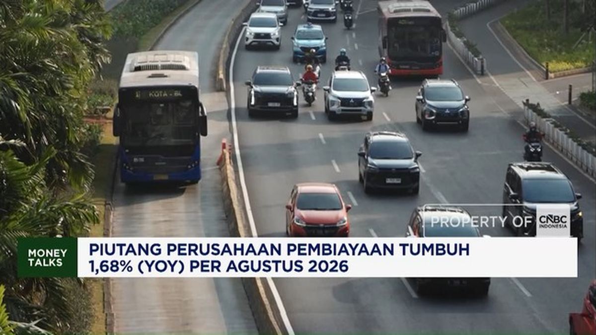 Piutang Perusahaan Pembiayaan Tumbuh 1,68% (YoY) per Agustus 2026 — gambar dari CNBC Indonesia