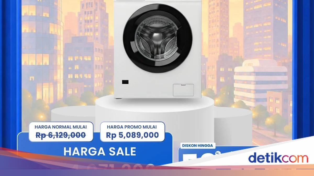 Ada Diskon Hingga Rp 2 Jutaan kalau Beli Mesin Cuci di Transmart Full Day Sale — gambar dari Detik Finance