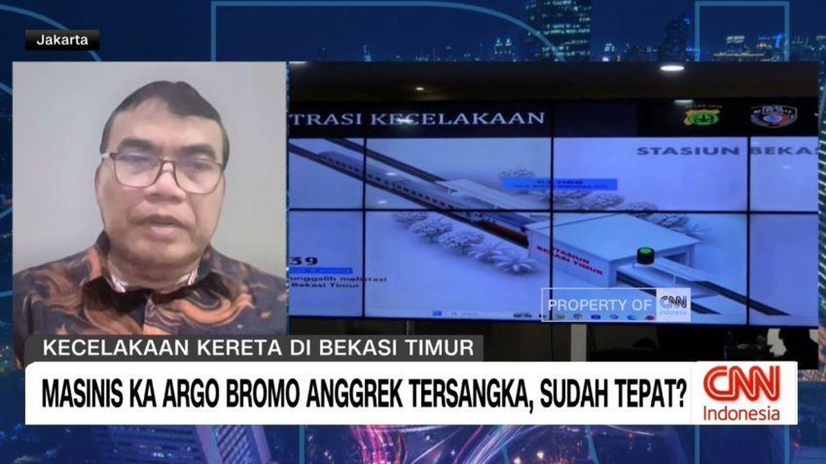 VIDEO: Masinis KA Argo Bromo Anggrek Tersangka, Sudah Tepat? — gambar dari CNN Indonesia