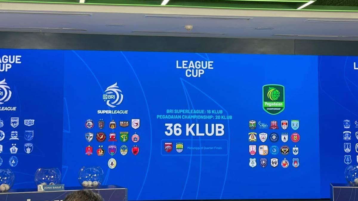 Undian League Cup: Persija Jakarta Masuk Grup A — gambar dari Liputan6 Bola
