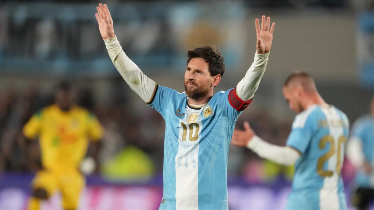 Lionel Messi Pamit di Monumental: Satu Gol dan Dua Assist saat Argentina Kalahkan Benin — gambar dari Liputan6 Bola