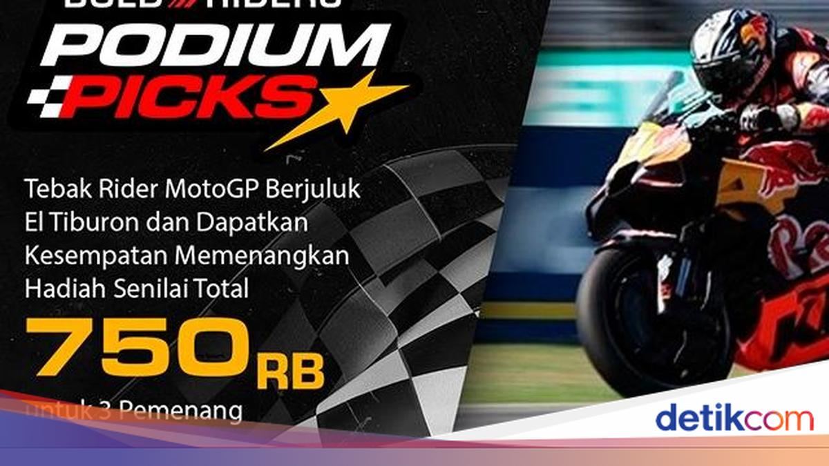 Tebak Rider MotoGP yang Dijuluki 'El Tiburón', Ada Hadiah Menarik — gambar dari Detik Sport