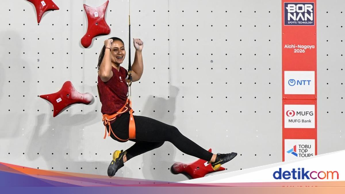 Desak Made Raih Emas Panjat Tebing Asian Games 2026 — gambar dari Detik Sport